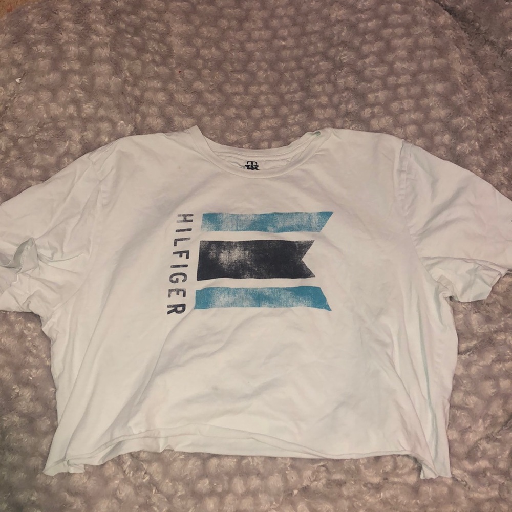 tommy hilfiger crop top